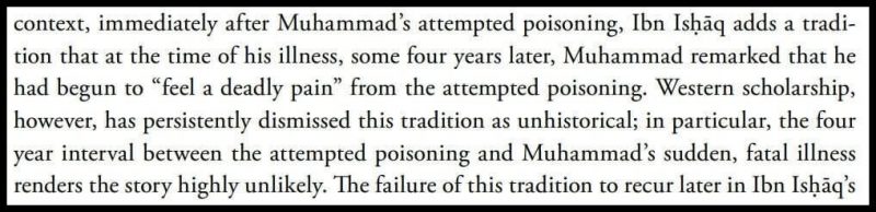 Hz Muhammed'in ölüm sebebi